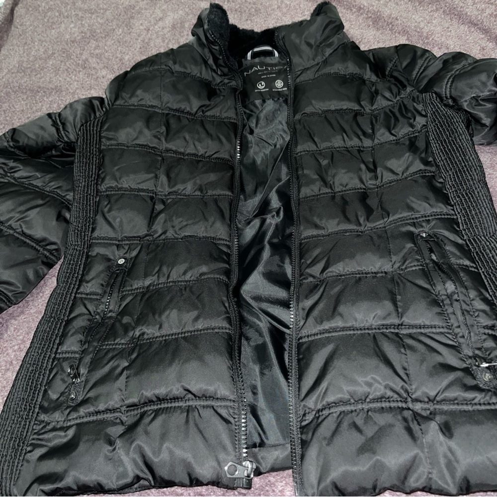 Nautica Black Quilted Jacket
